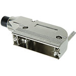 DB25 Hood, Metal, 90º w/Thumbscrews