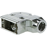 DB9 Hood, Metal, 90º, w/Thumbscrews