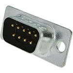 DB9 Block, Solder, Male