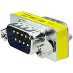 DB9 Coupler, Male/Male, Mini